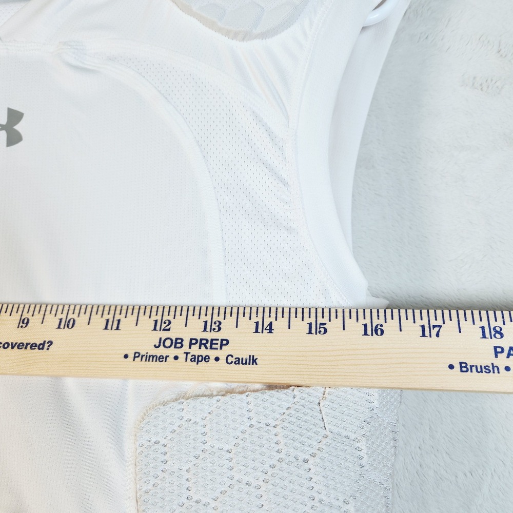 Under Armour Padded Shirt Mens Large White McDavid HEX Compression HeatGear - Picture 5 of 9